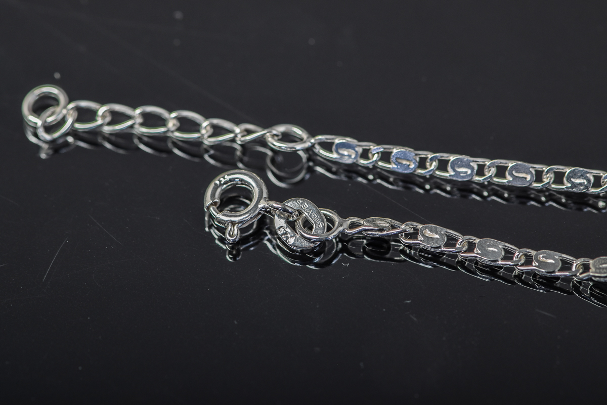 Sterling Silver and Gemstone Bracelet