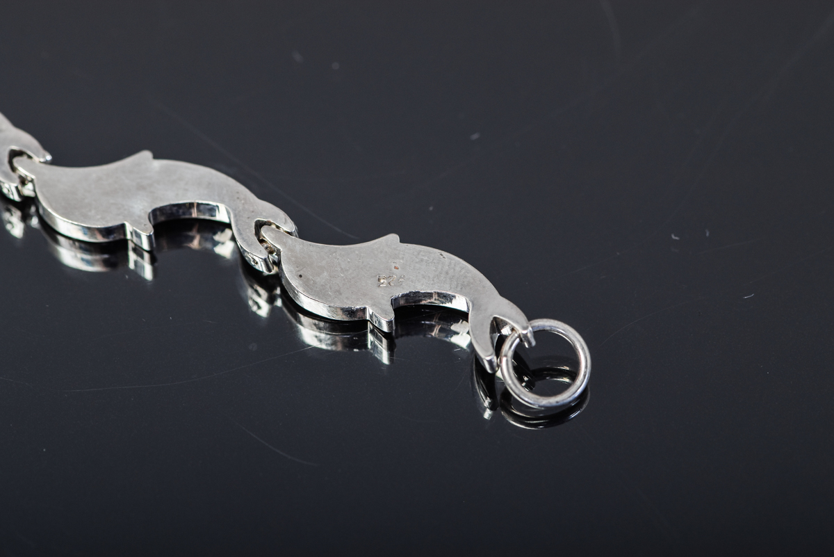 Sterling Silver Dolphin Bracelet