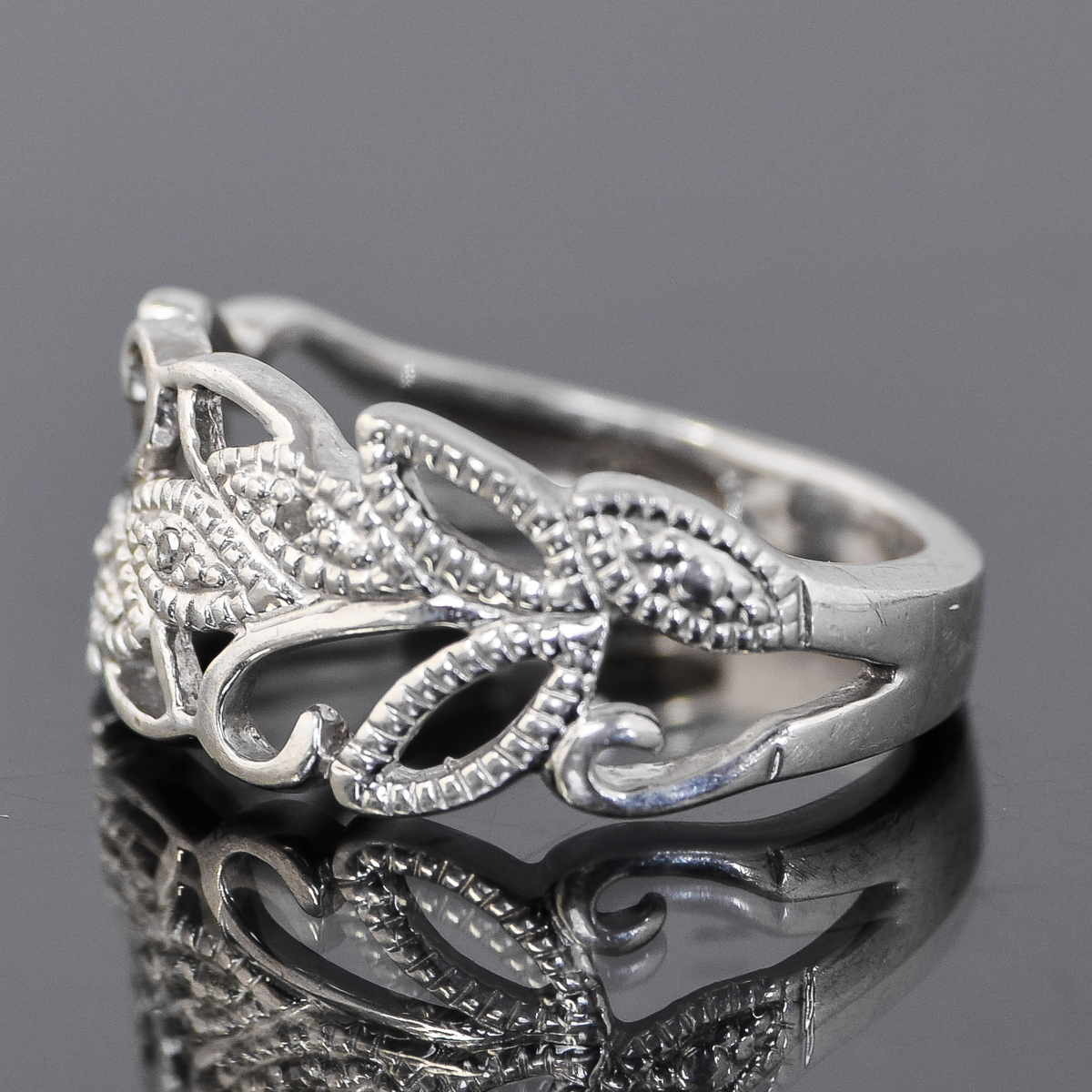 Sterling Silver Openwork Ring