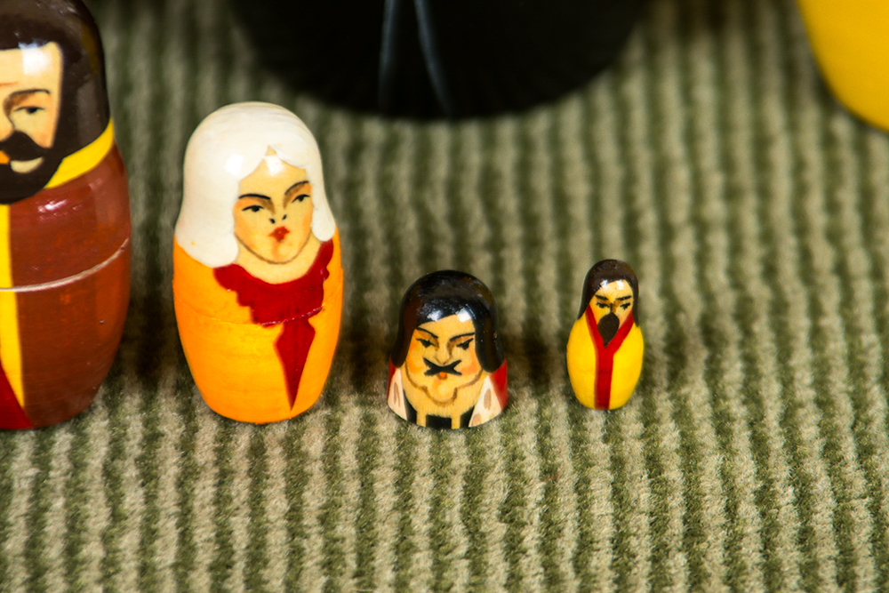 Vintage Soviet Leaders Nesting Dolls