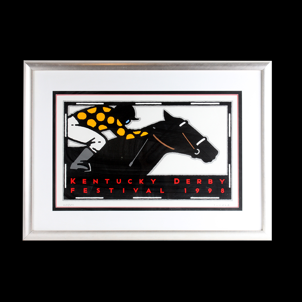 Signed, Limited Edition 1998 Kentucky Derby Festival Art