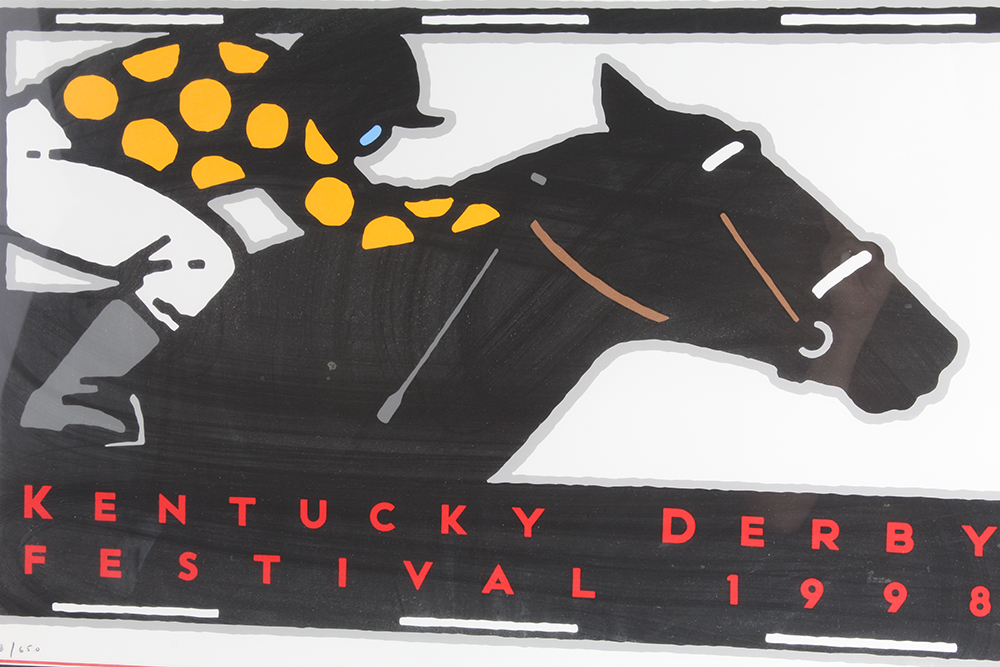 Signed, Limited Edition 1998 Kentucky Derby Festival Art