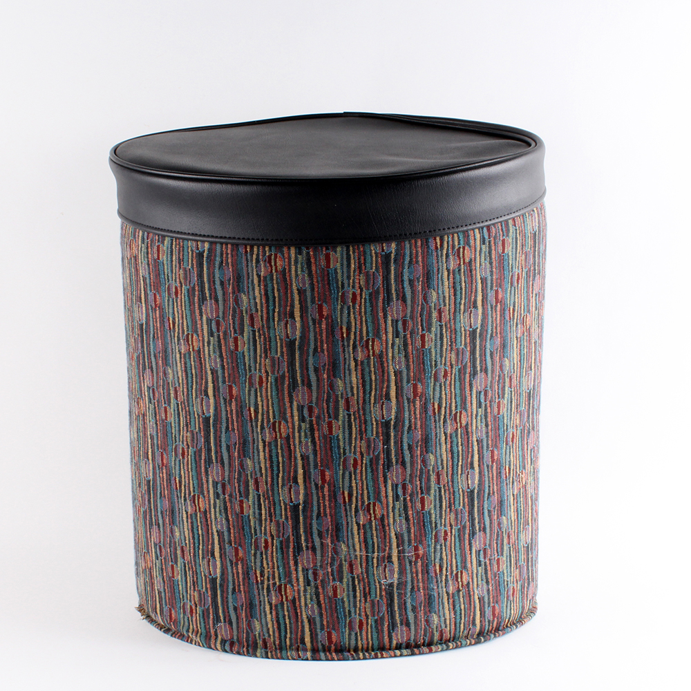 Upholstered Drum Stool by Turnstone