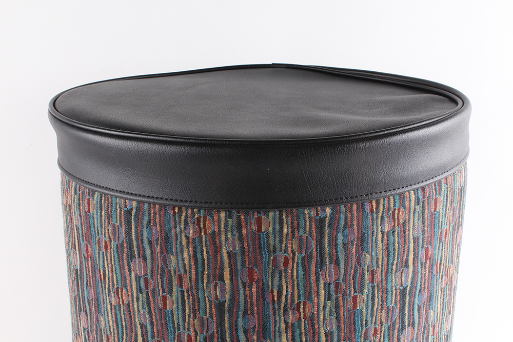 Upholstered Drum Stool by Turnstone
