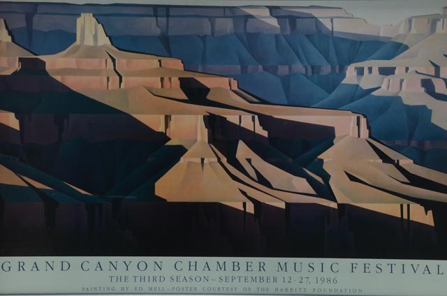 1986 Grand Canyon Chamber Music Festival Poster