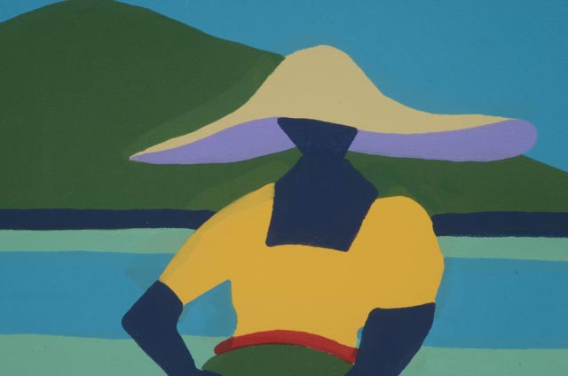 Ms. Lisa Etre Signed Limited Edition 1988 Serigraph "Tropical T'ing"