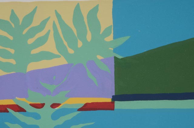 Ms. Lisa Etre Signed Limited Edition 1988 Serigraph "Tropical T'ing"