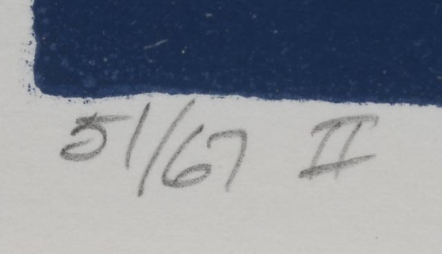 Ms. Lisa Etre Signed Limited Edition 1988 Serigraph "Tropical T'ing"