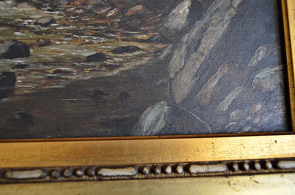 Late 19th Century Oil on Canvas of the Cliff House by J.P. Frost