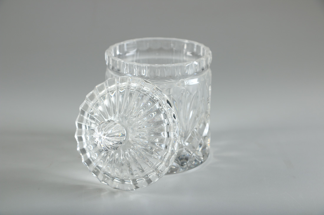 Vintage Lead Crystal Mugs and Candy Dish from Yugoslavia