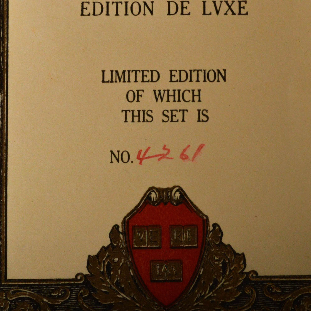 1917 Limited Edition "Harvard Classics Shelf of Fiction" Set