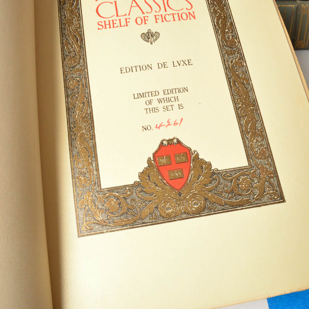 1917 Limited Edition "Harvard Classics Shelf of Fiction" Set