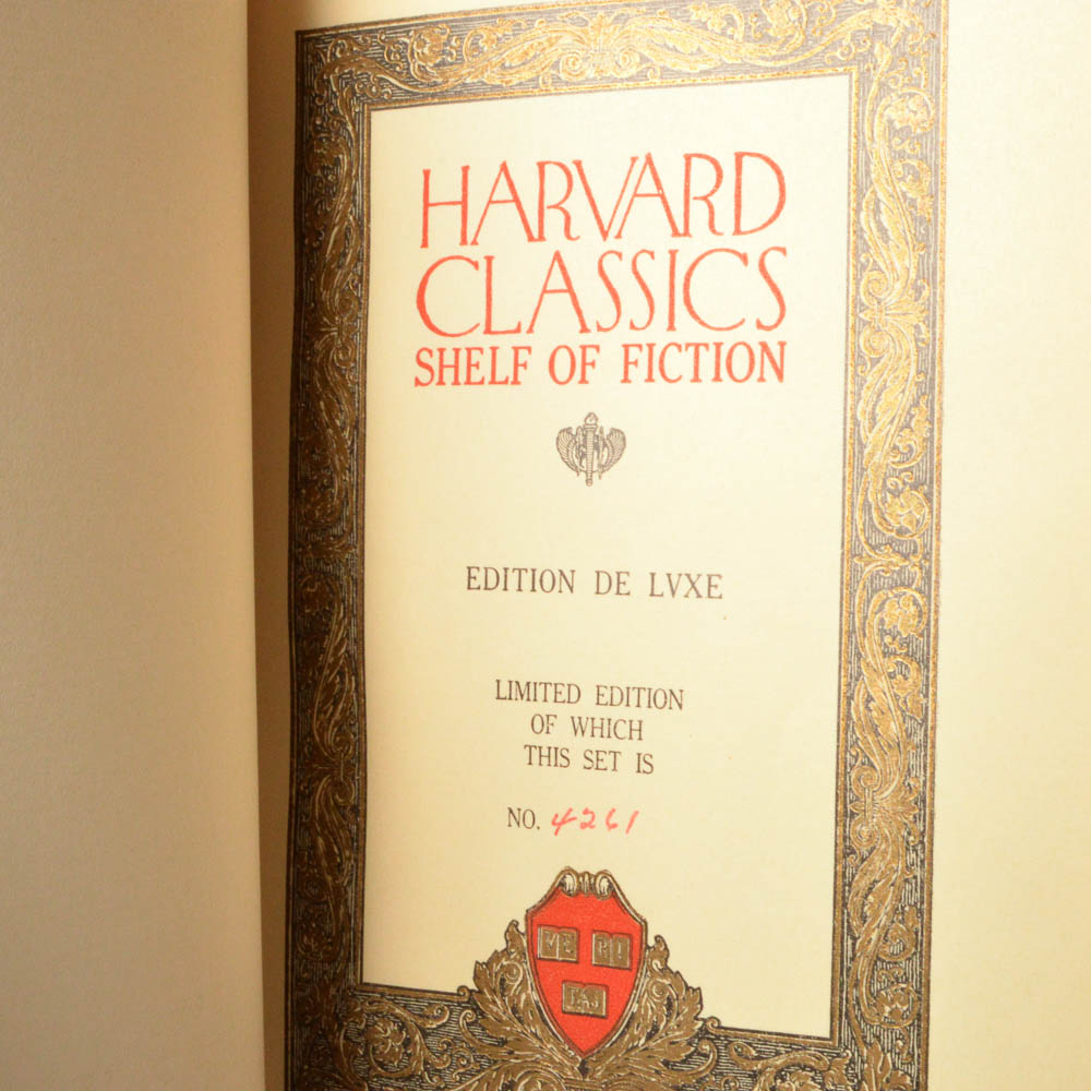 1917 Limited Edition "Harvard Classics Shelf of Fiction" Set