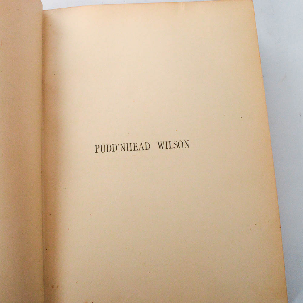 1894 First Ed. Twain "The Tragedy of Pudd'nhead Wilson & The Comedy of The Extraordinary Twins"