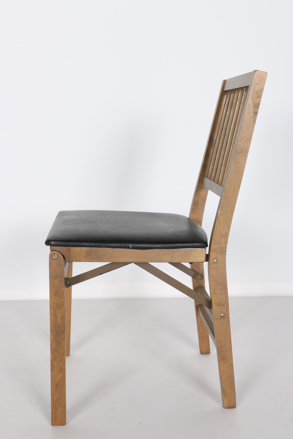 Vintage Folding Card Table with Three Chairs by Stakmore Co.