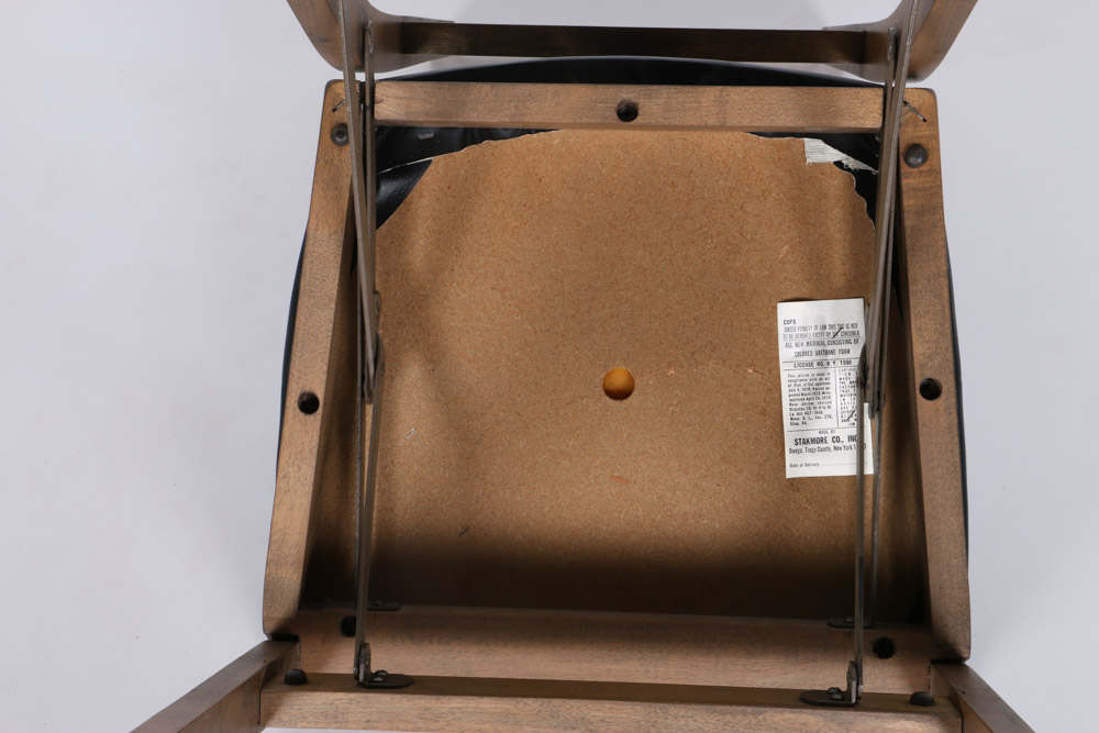 Vintage Folding Card Table with Three Chairs by Stakmore Co.