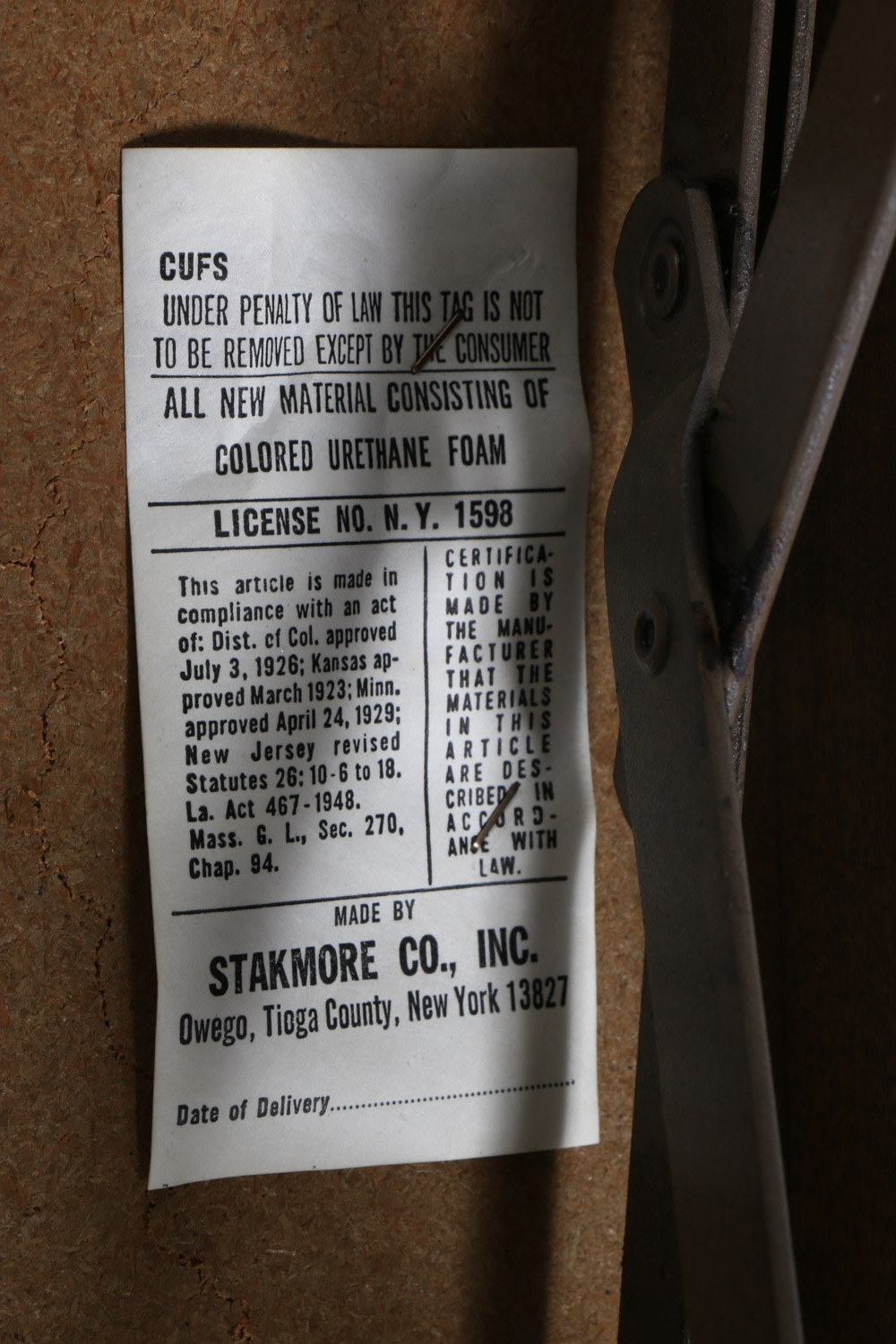 Vintage Folding Card Table with Three Chairs by Stakmore Co.