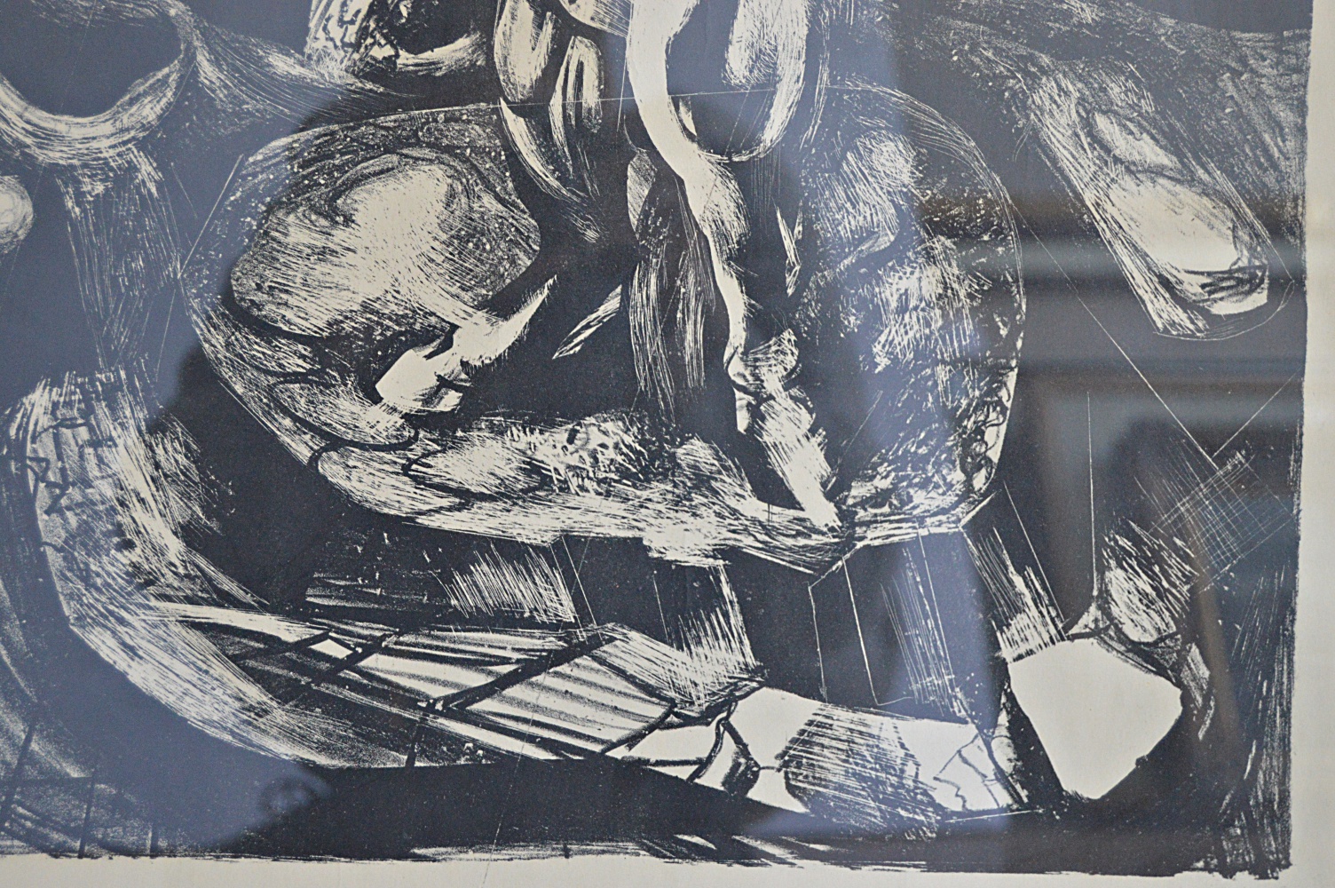 David Alfaro Siqueiros Lithograph "El Centauro de la Conquista"