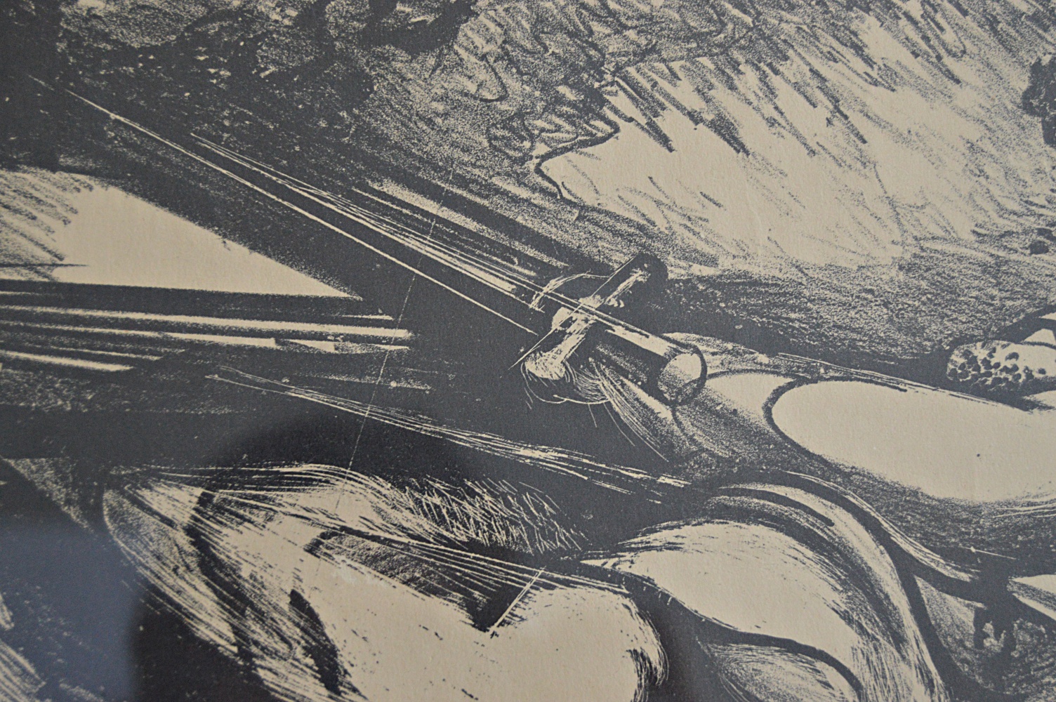 David Alfaro Siqueiros Lithograph "El Centauro de la Conquista"