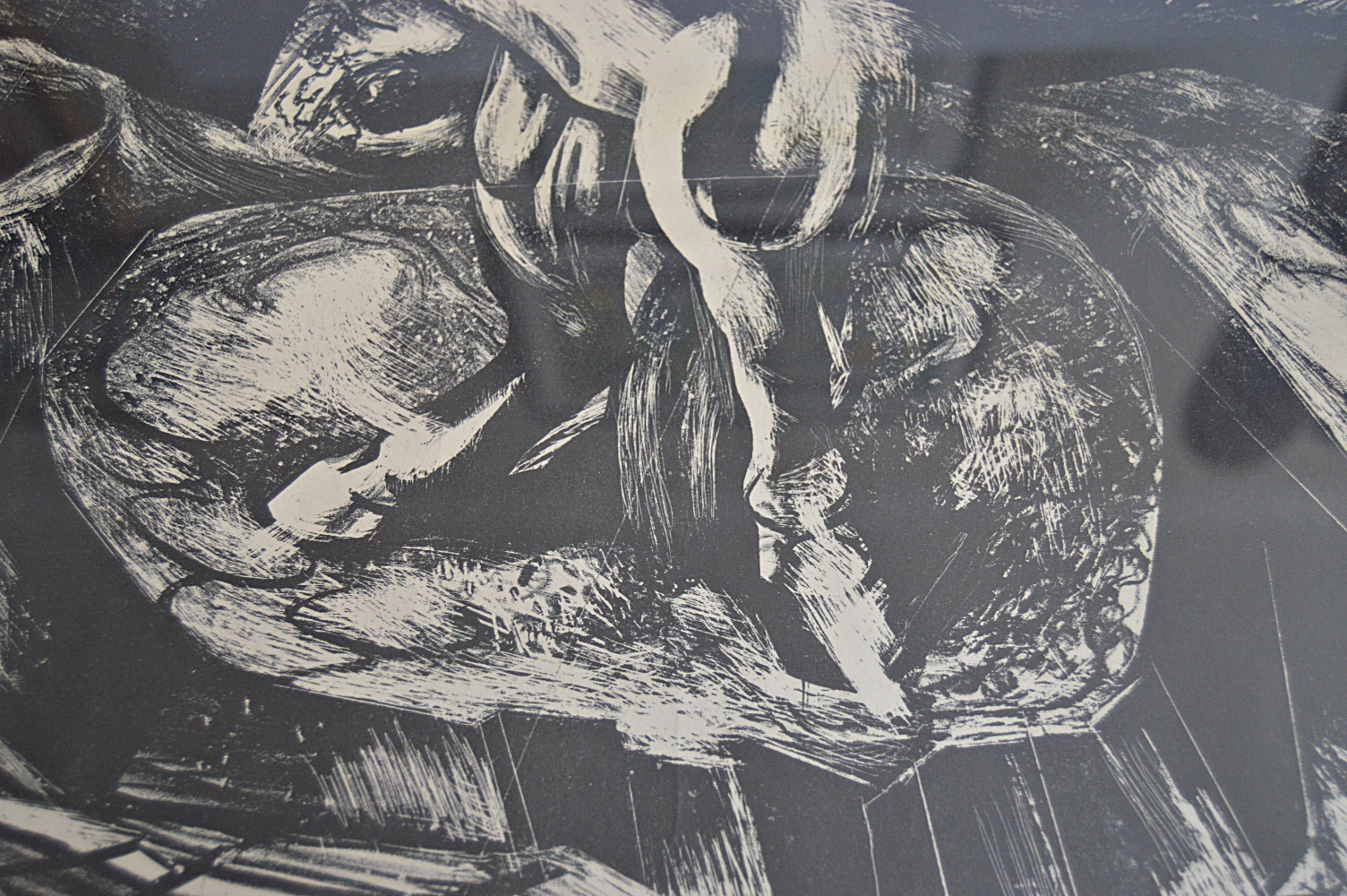 David Alfaro Siqueiros Lithograph "El Centauro de la Conquista"