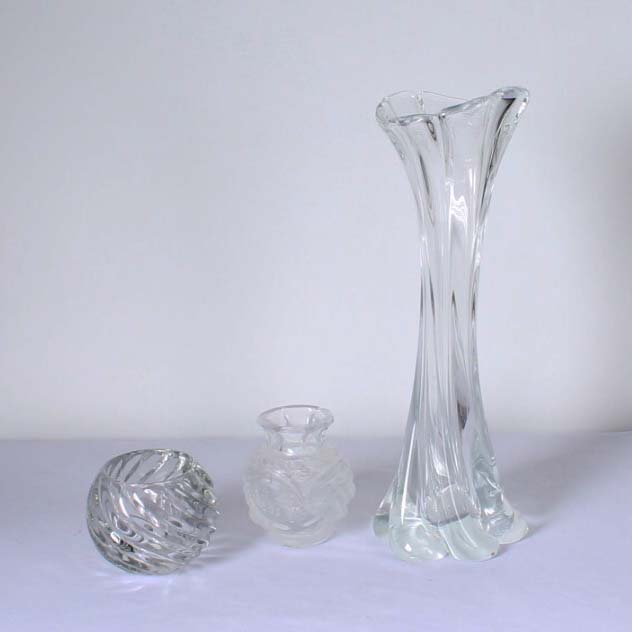 Collection of Crystal Vases