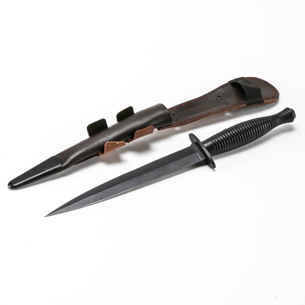 Large Linder Carbon Fiber Dagger with Sheath