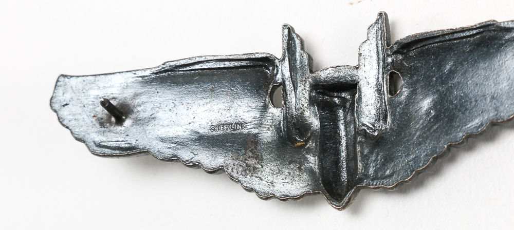 Sterling Military Pin