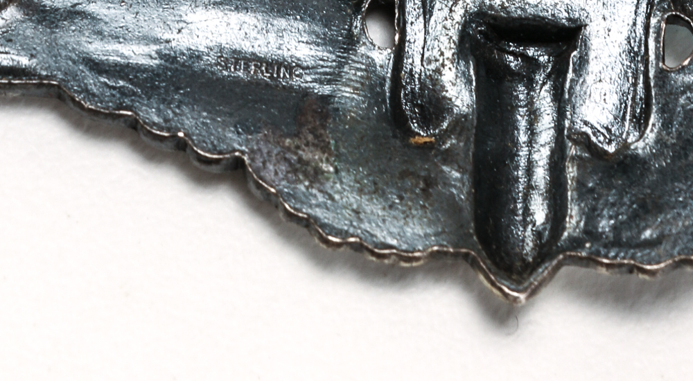 Sterling Military Pin