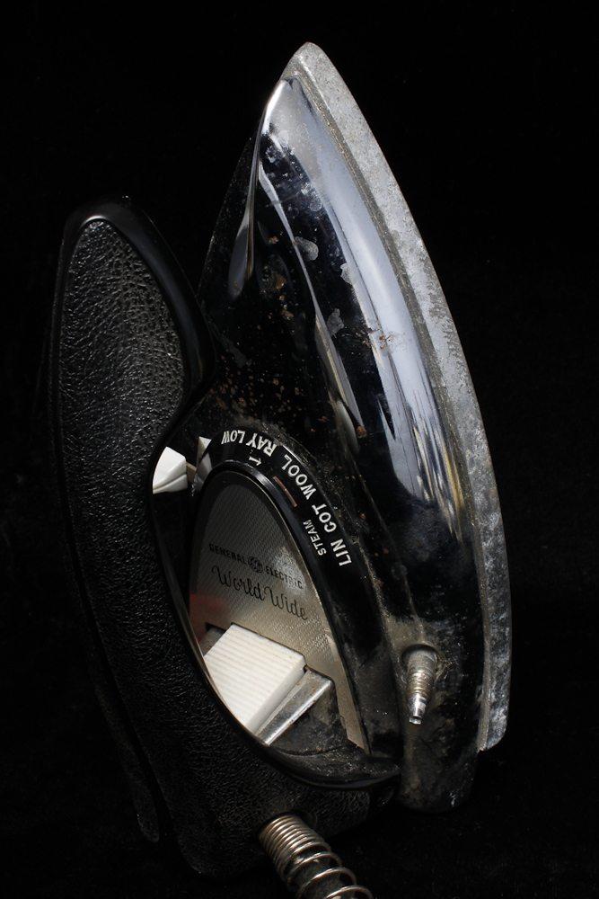 Vintage Iron and Alarm Clock