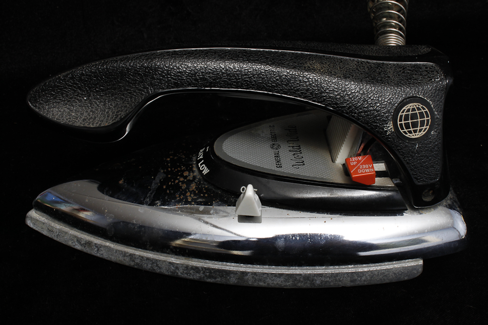 Vintage Iron and Alarm Clock