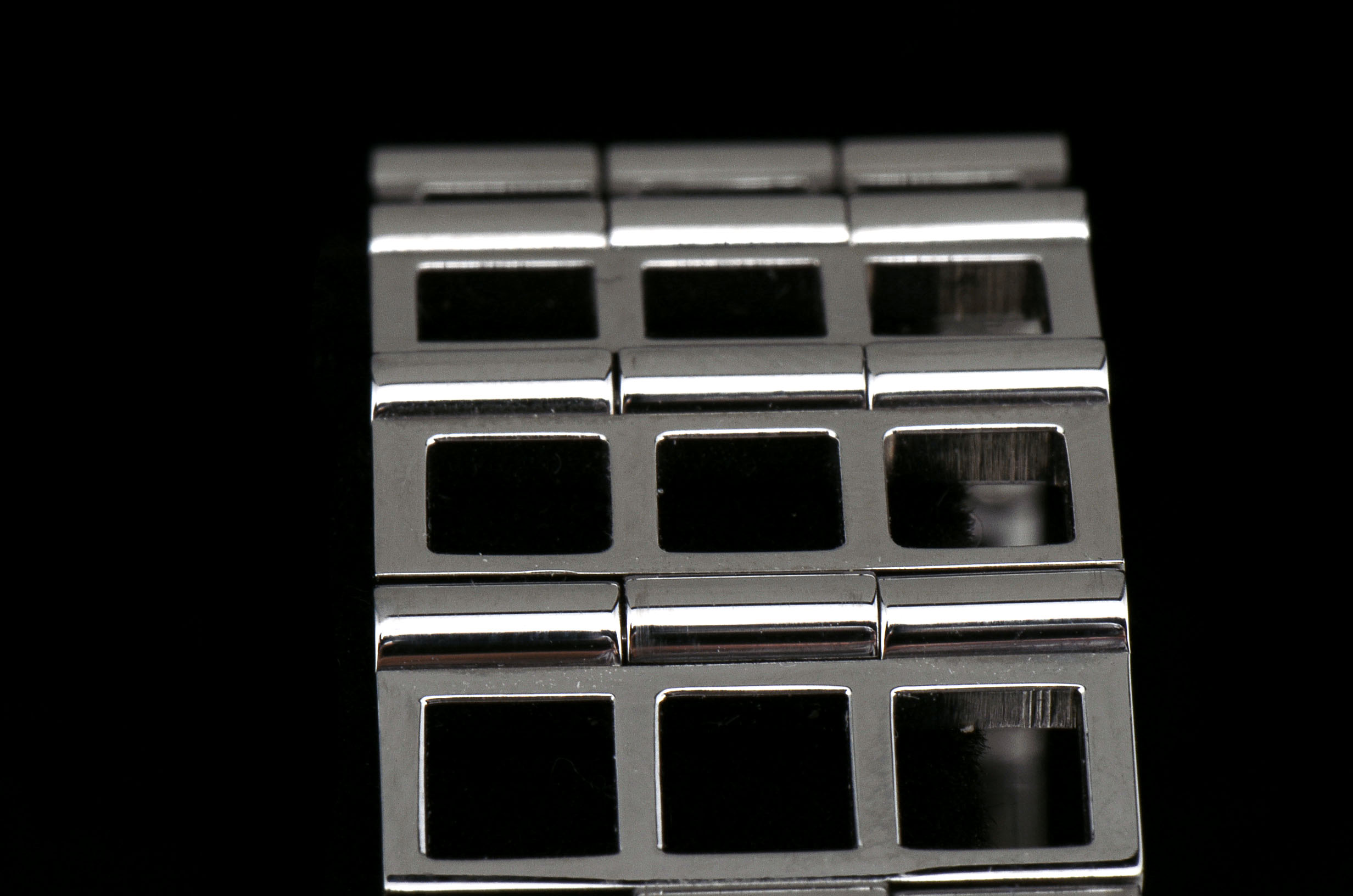 Women's Alfex of Switzerland Swiss Made Stainless Steel Watch with Signature Case