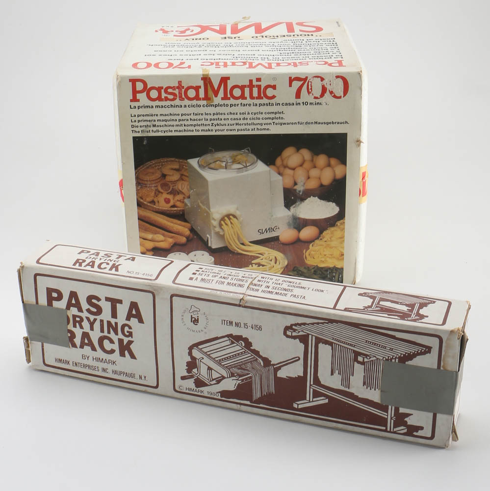 Pastamatic "700" by SIMAC and Drying Rack