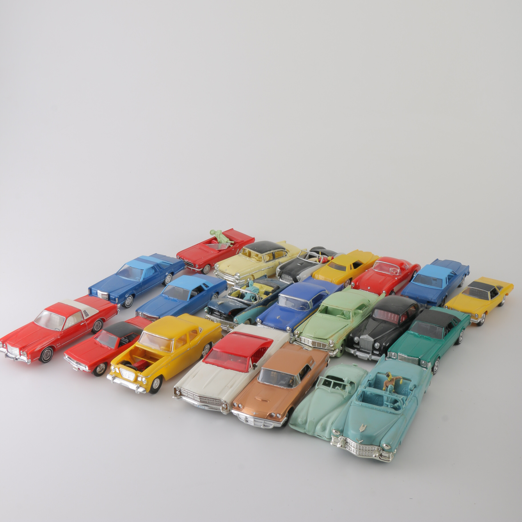 Large Assortment of Plastic Toy Cars