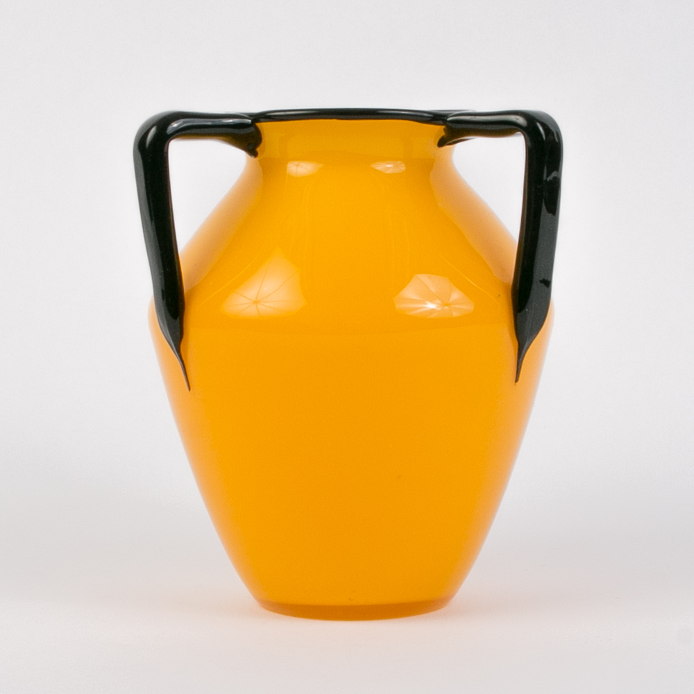 Yellow Art Deco Vase