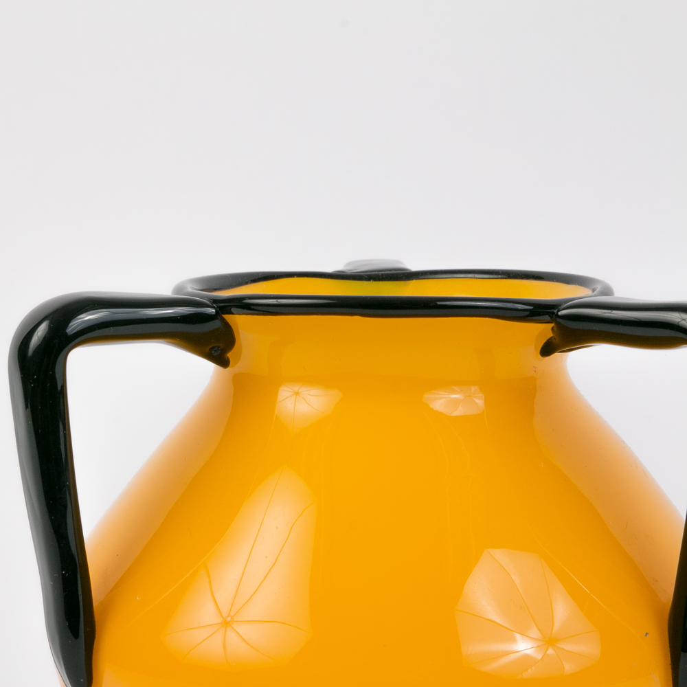 Yellow Art Deco Vase