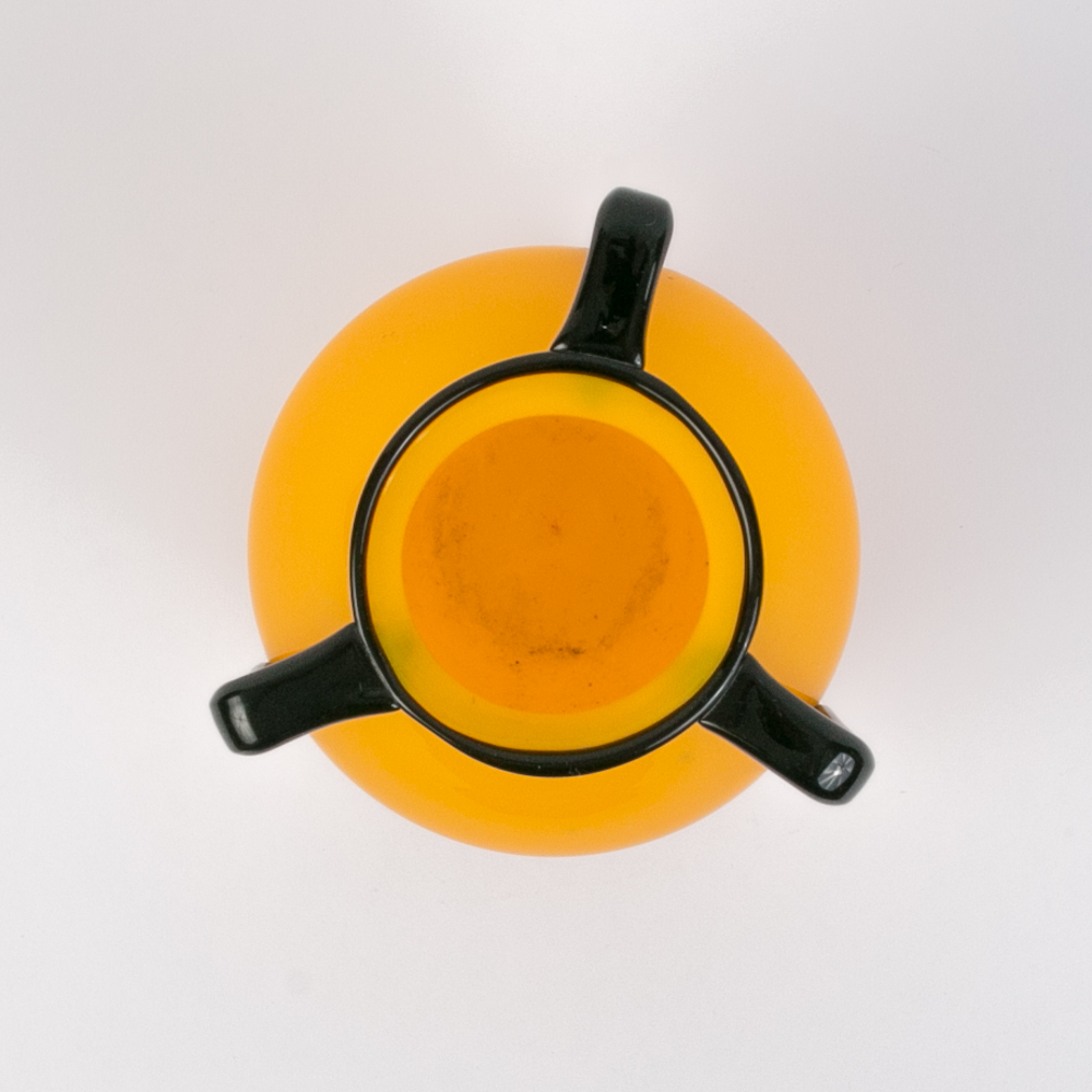 Yellow Art Deco Vase