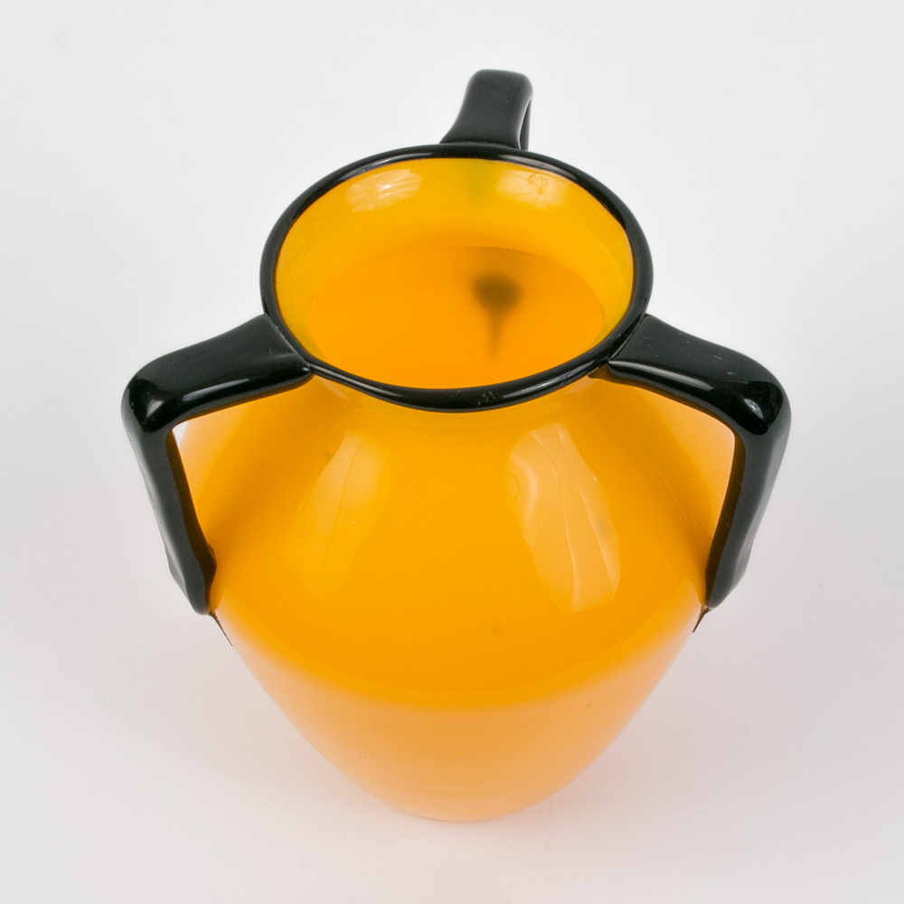 Yellow Art Deco Vase