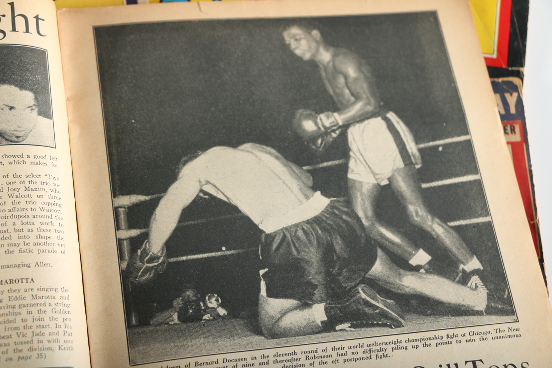 Assortment of Vintage "The Ring" Boxing Magazines