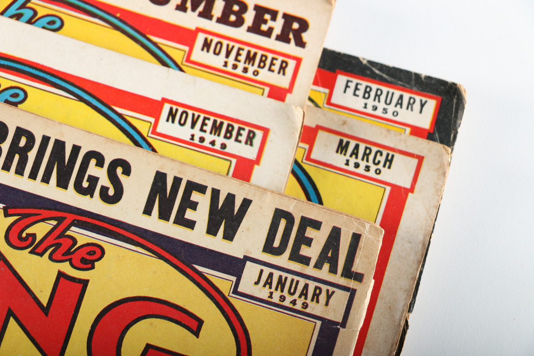 Assortment of Vintage "The Ring" Boxing Magazines