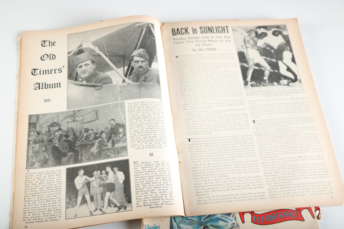 Assortment of Vintage "The Ring" Boxing Magazines