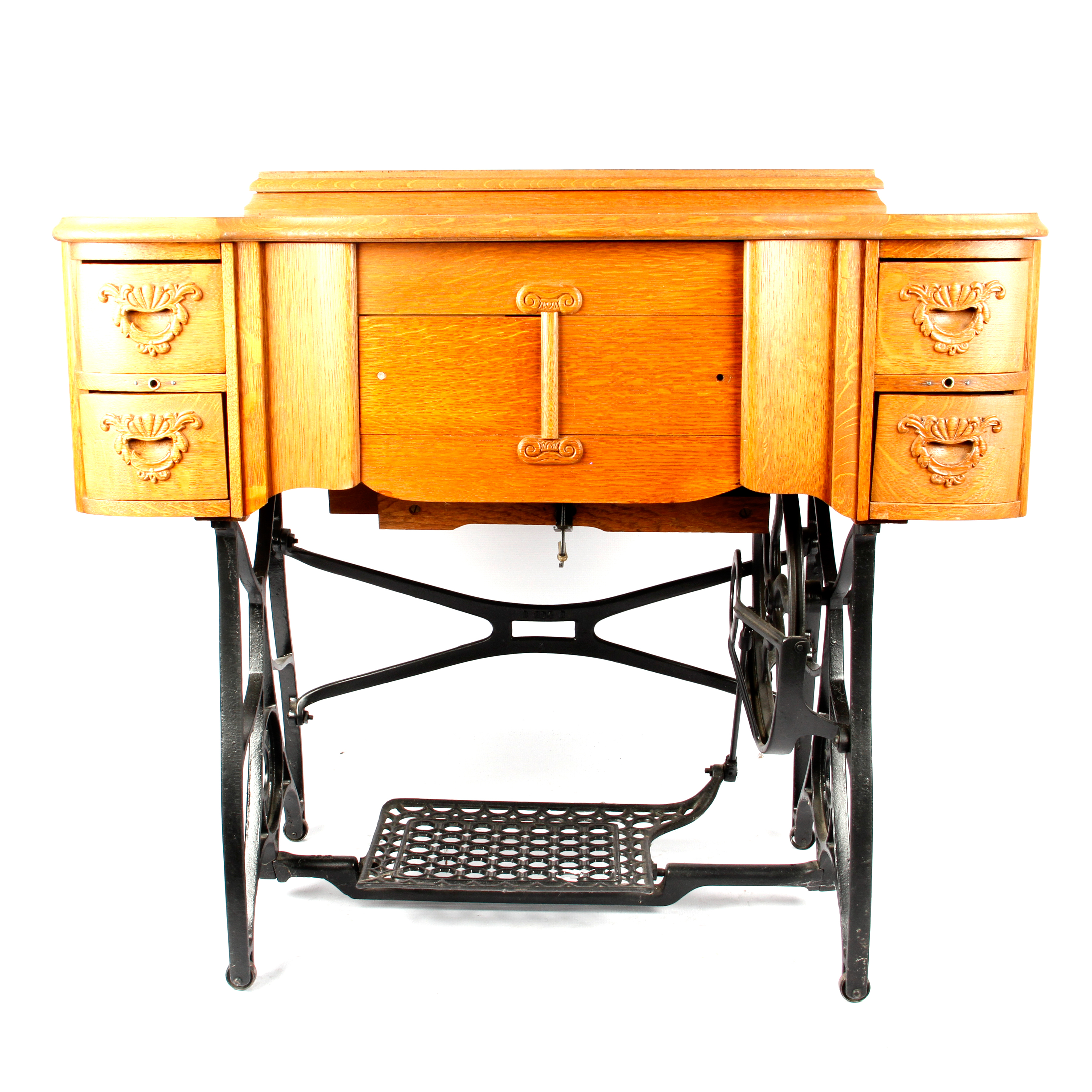 Vintage Standard Sewing Machine and Cabinet