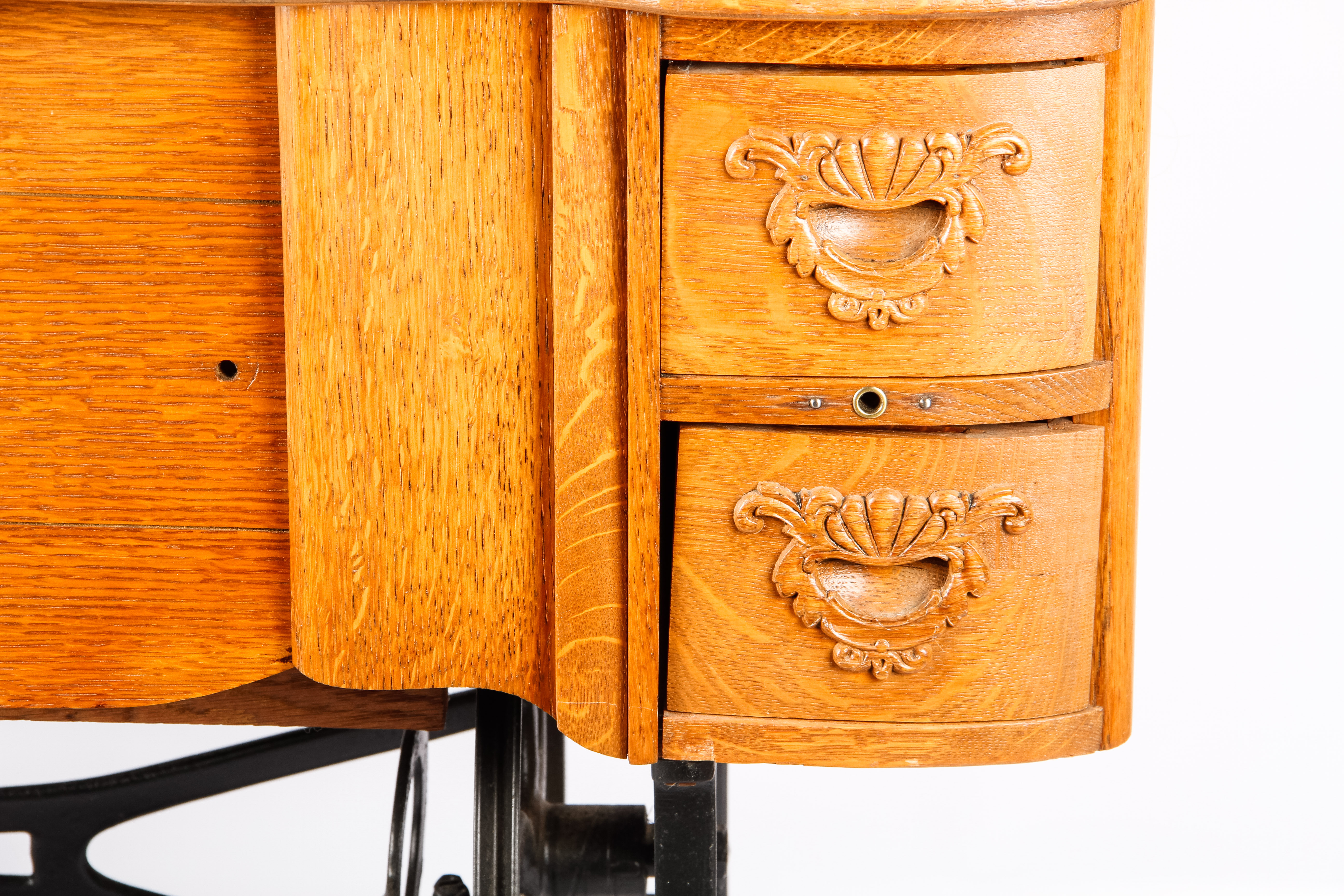 Vintage Standard Sewing Machine and Cabinet