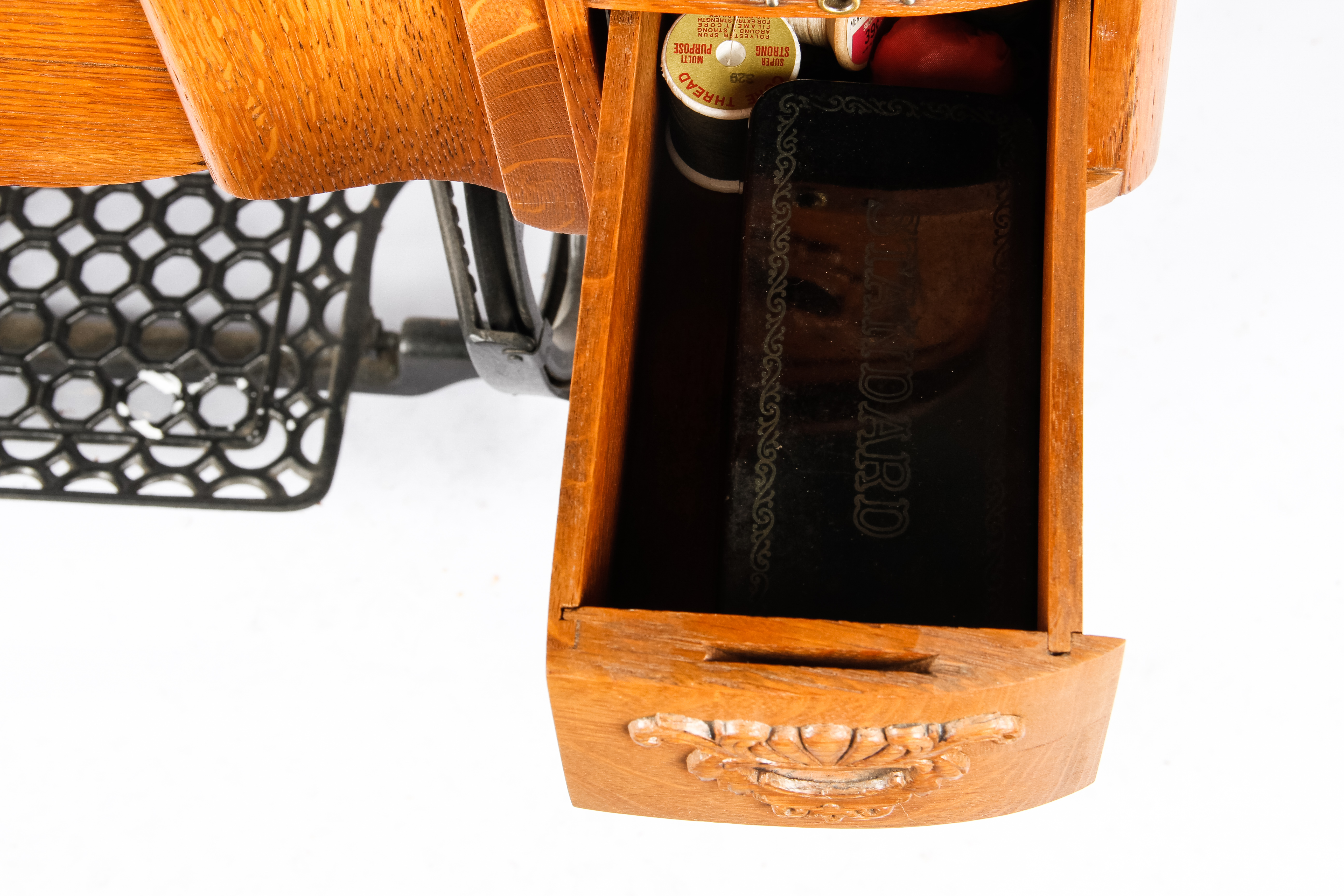 Vintage Standard Sewing Machine and Cabinet