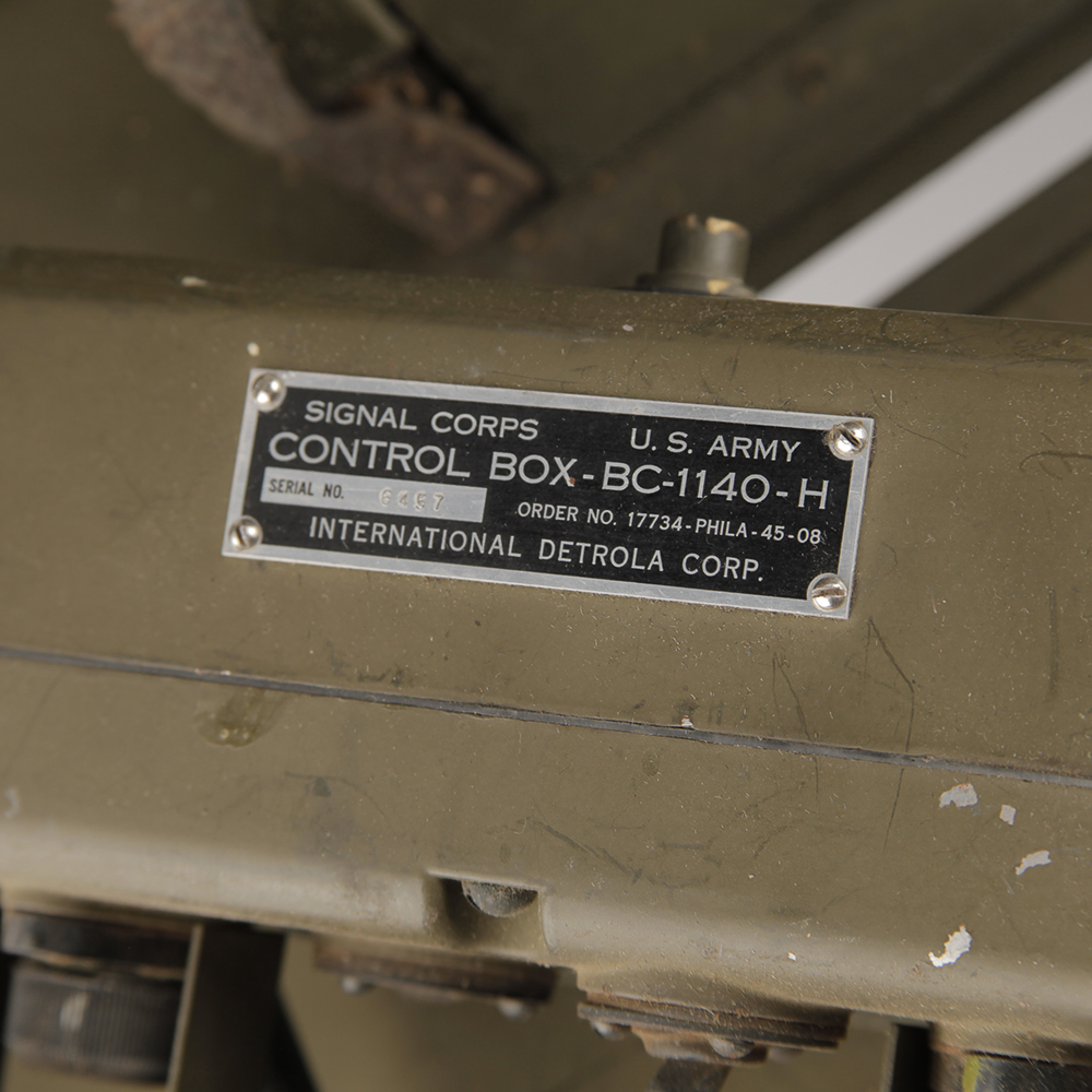 Original WWII Signal Corps U.S. Army Mine Detector Set