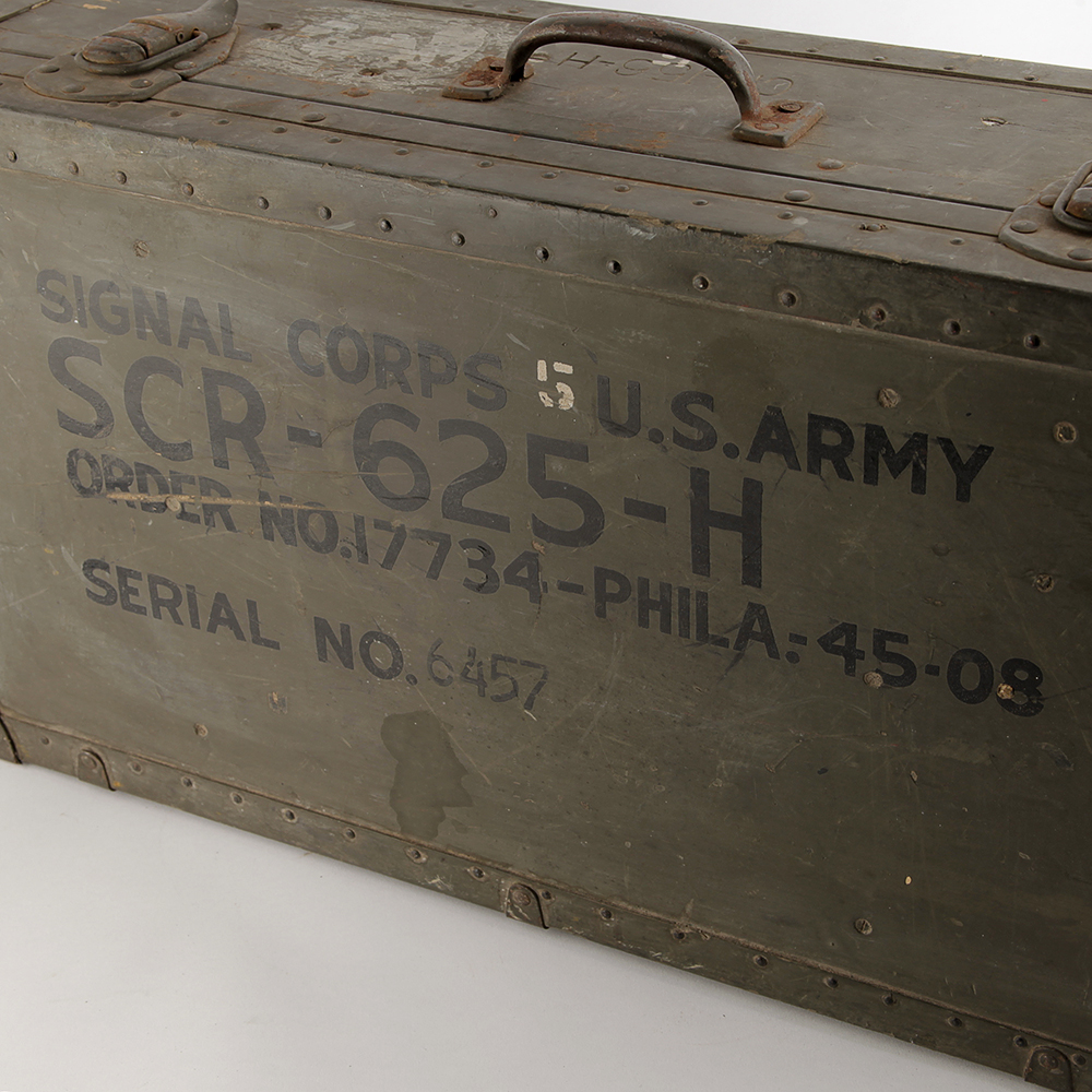 Original WWII Signal Corps U.S. Army Mine Detector Set