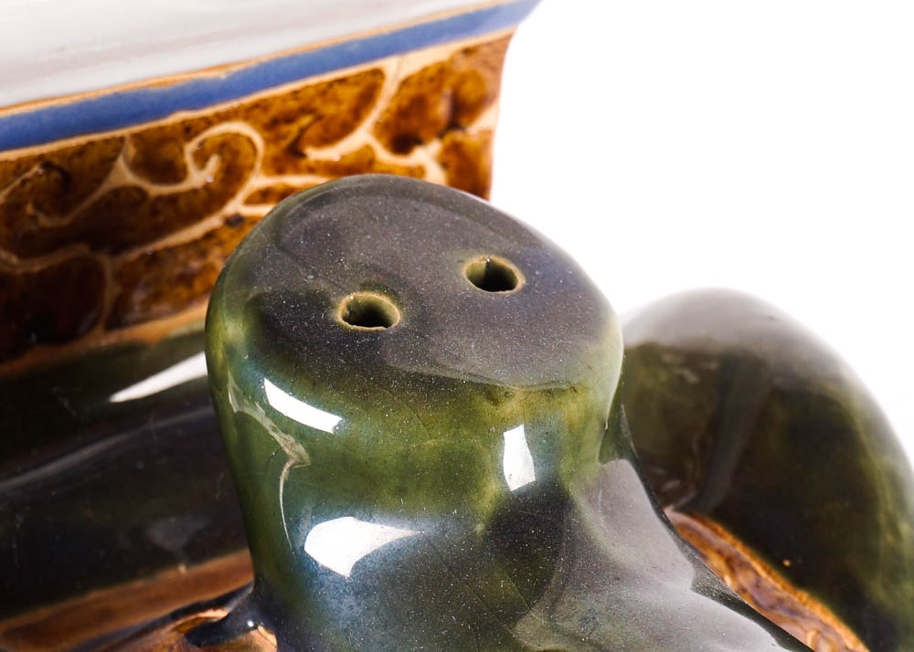 Ceramic Elephant Plant Stand