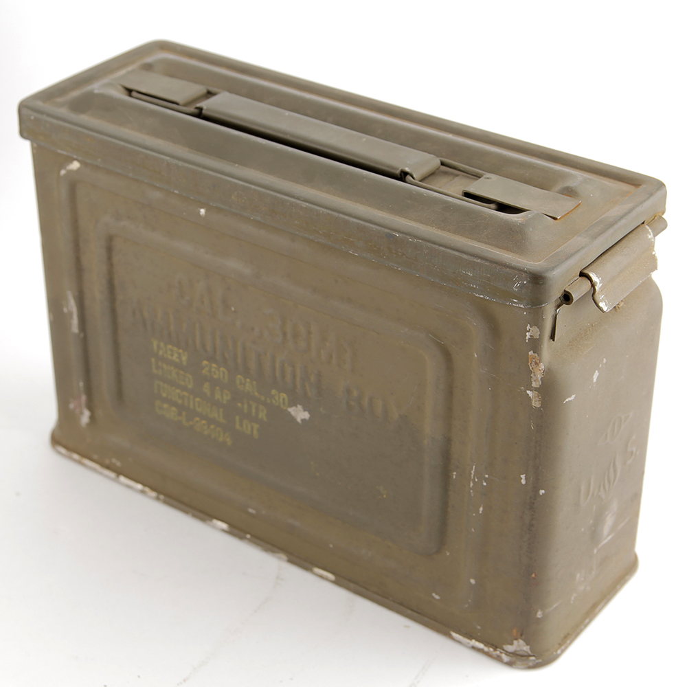 Authentic World War II .30 and .50 Caliber Ammunition Cases