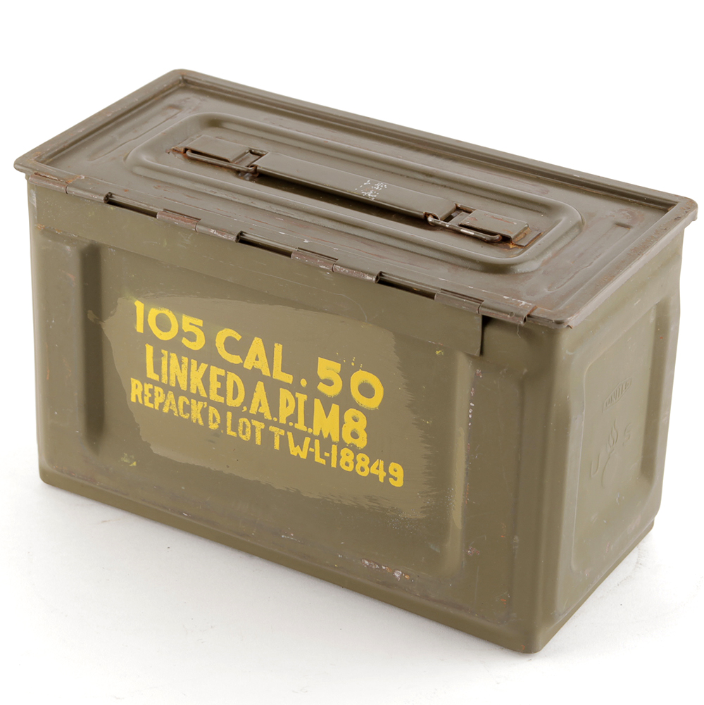 Authentic World War II .30 and .50 Caliber Ammunition Cases
