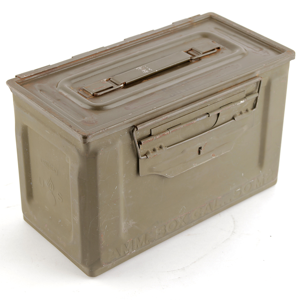 Authentic World War II .30 and .50 Caliber Ammunition Cases