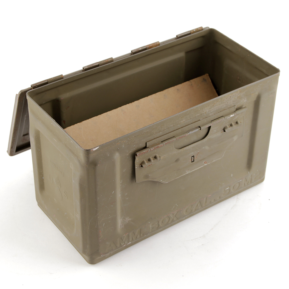 Authentic World War II .30 and .50 Caliber Ammunition Cases